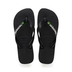 NEW HAVAIANAS Brazil Logo Unisex Flip Flops: Size Mens 11/12